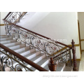 morden wrought iron stairway handrail design/forged iron staircase railing
